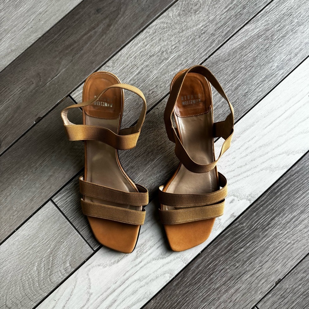 Stuart Weitzman Heels With Elastic Straps | Size:… - image 1